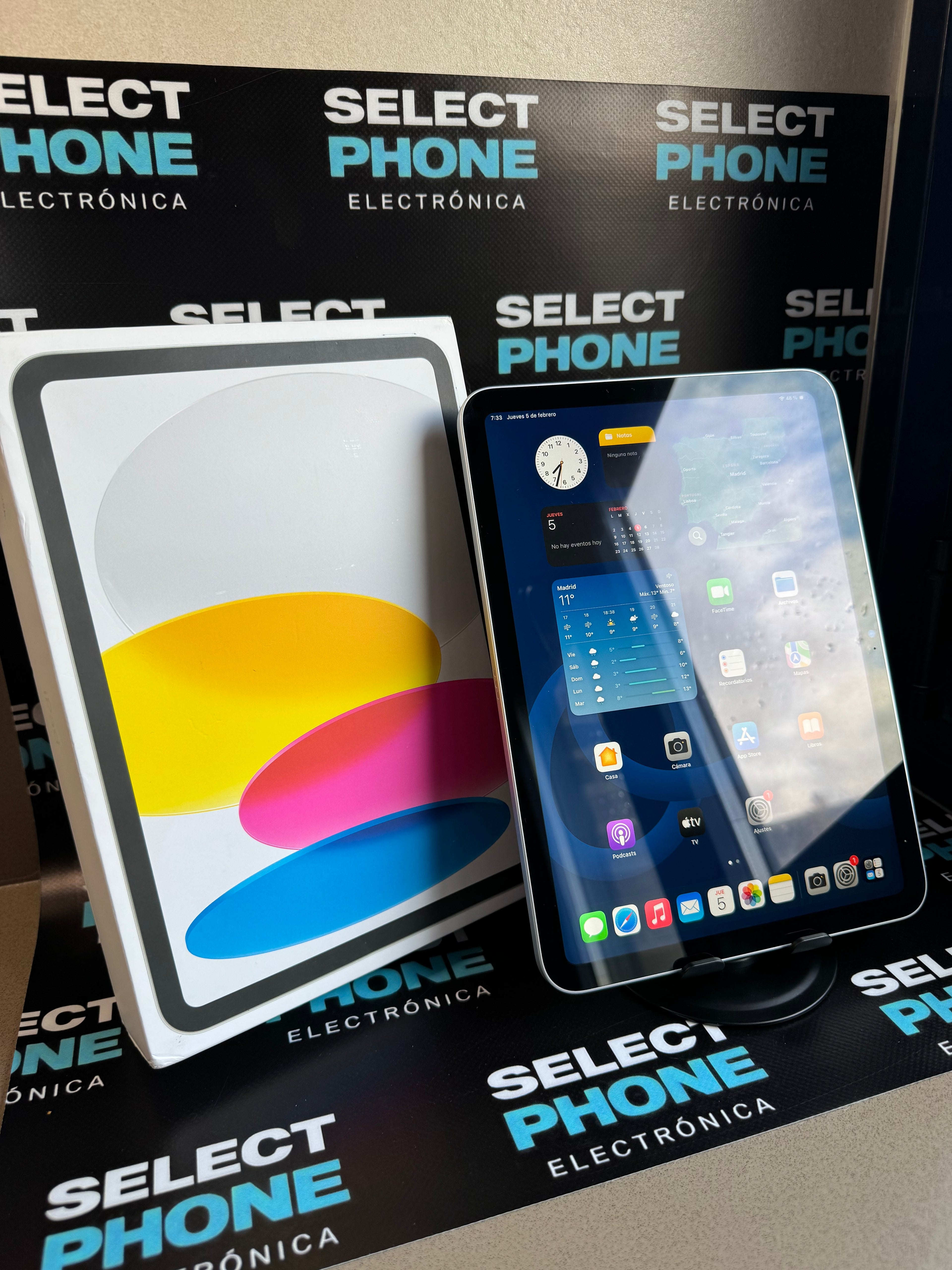 iPad 10ª 64GB Plateado